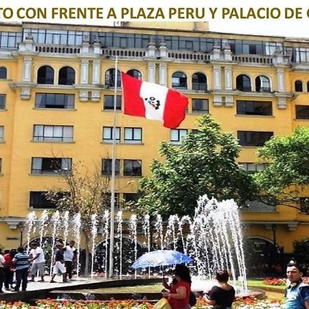 Apartamento Frente Al Palacio Gobierno Apartment Lima Ngoại thất bức ảnh